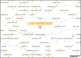 map of Chatain-Besson