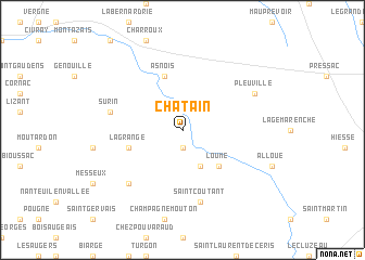 map of Chatain