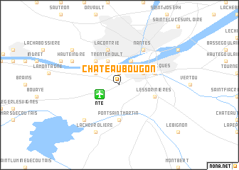 map of Château-Bougon