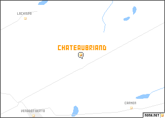 map of Chateaubriand