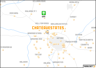 map of Chateau Estates