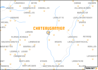 map of Château-Garnier