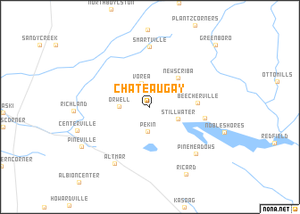 map of Chateaugay