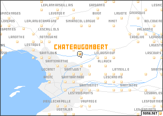 map of Château Gombert