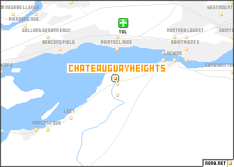 map of Châteauguay Heights