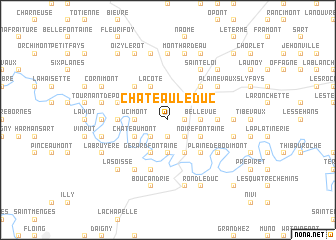 map of Château le Duc