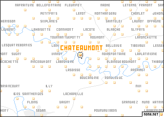 map of Châteaumont
