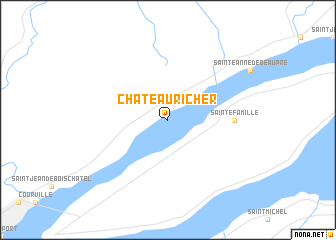 map of Chateau Richer