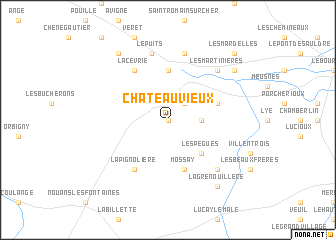 map of Châteauvieux