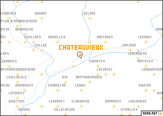 map of Château-Vieux