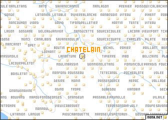 map of Chatelain