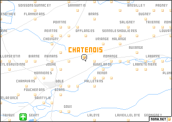 map of Châtenois