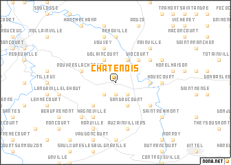 map of Châtenois