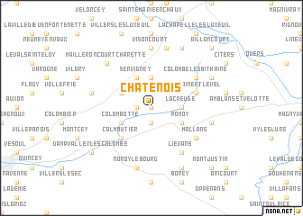 map of Châtenois