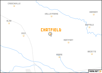 map of Chatfield
