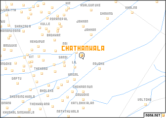 map of Chathānwāla