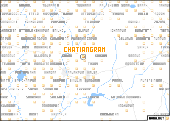 map of Chatiāngrām