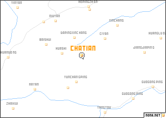 map of Chatian