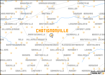 map of Chatignonville