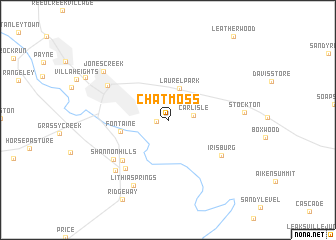 map of Chatmoss