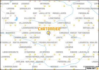 map of Chatonnier