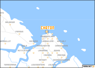 map of Châton