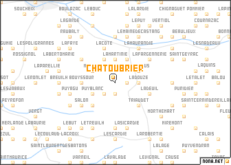 map of Chatoubrier