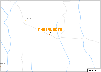 map of Chatsworth