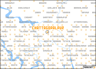 map of Chatta Gopālpur