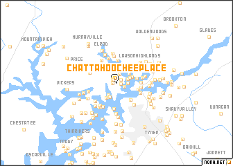 map of Chattahoochee Place