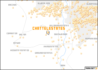 map of Chattel Estates