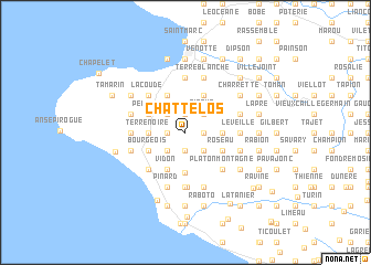 map of Chattelos