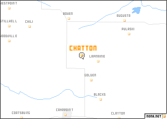 map of Chatton