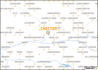 map of Chatton