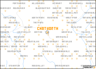 map of Chatworth