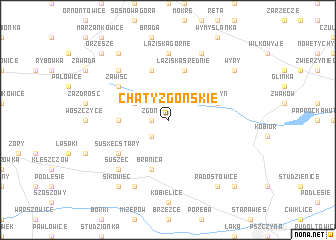 map of Chaty Zgońskie