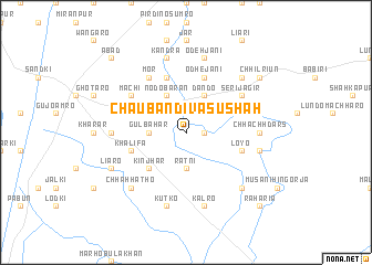 map of Chaubandi Vāsu Shāh