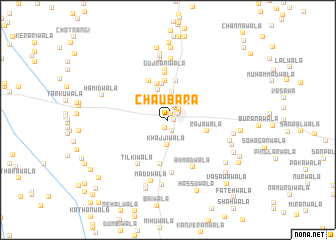 map of Chaubāra