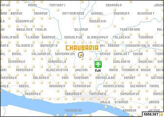 map of Chaubāria