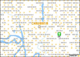 map of Chaubāria