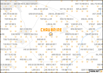 map of Chaubrire