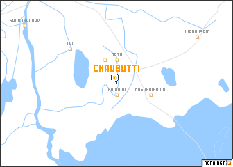 map of Chaubutti