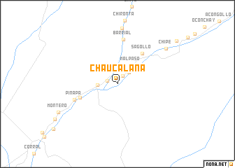 map of Chaucalana