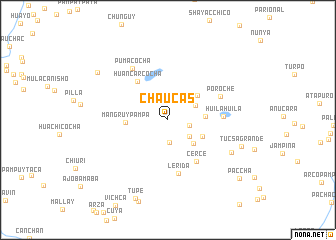 map of Chaucas