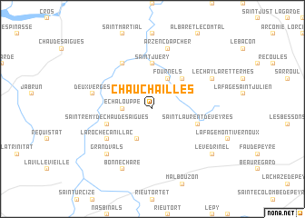 map of Chauchailles