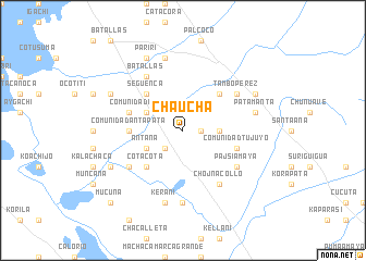map of Chaucha