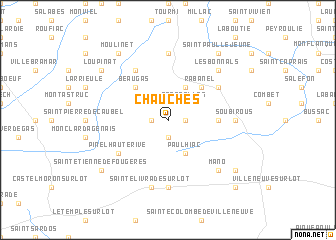 map of Chauches