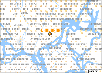 map of Chaudāna