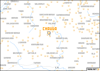 map of Chauda