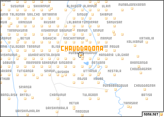 map of Chauddadona